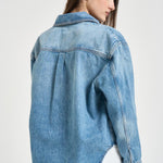 Camicia donna Paxton over in denim chiaro 11690 WHD9BALTICBLUE ANINE BING 