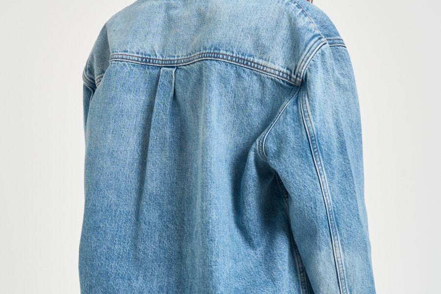 Camicia donna Paxton over in denim chiaro 11690 WHD9BALTICBLUE ANINE BING 
