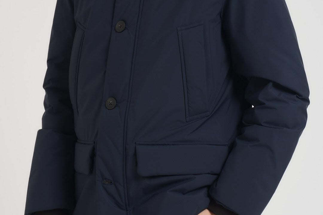 Piumino uomo Cloud Artic Parka blu notte OU2092 3989 WOOLRICH 