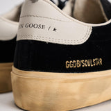 Sneakers uomo Soul-Star in velluto nere GMF00464 F00505590415 GOLDEN GOOSE 