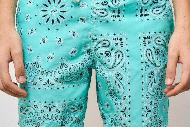 Costume uomo bandana celeste BANDANNAROUN 5601 MC2 SAINT BARTH 