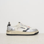 Sneakers uomo Medalist Super Vintage bianca, nera e argento AVLM MS13 AUTRY 