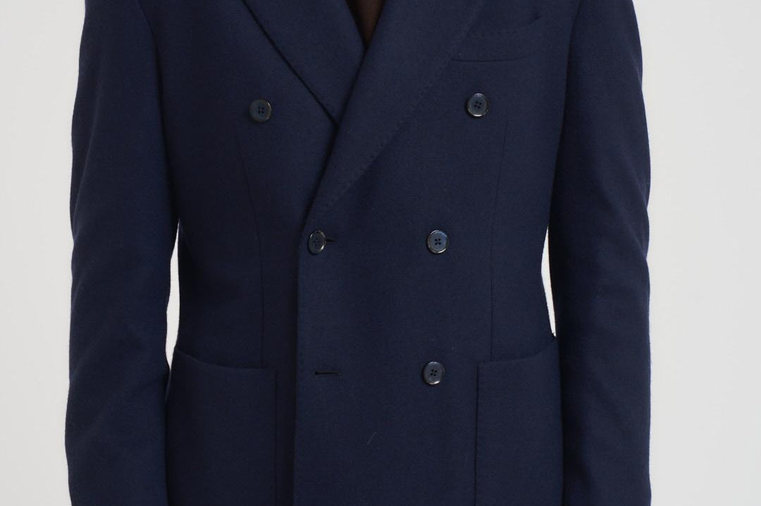 Giacca uomo doppiopetto blu notte 2813 557015 L.B.M. 