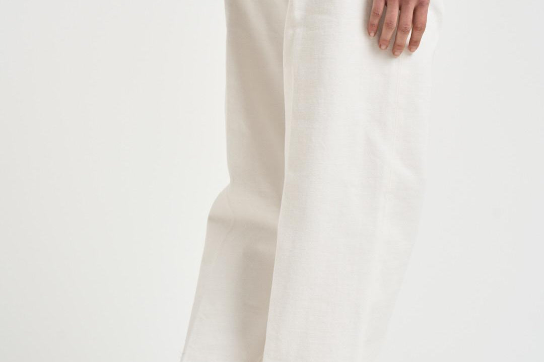 Jeans donna in denim bianco BONNIEBULL44 OFFWHITE HAIKURE 