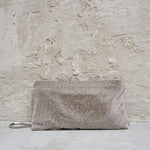 Pochette donna con strass silver YOURBESTFRIEND 019SILVER BENEDETTA BRUZZICHES 