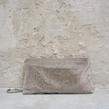 Pochette donna con strass silver YOURBESTFRIEND 019SILVER BENEDETTA BRUZZICHES 
