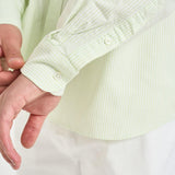 Camicia uomo a righe verde e bianca CH5625 3IG LACOSTE 