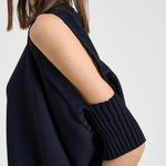 Maglia donna Anouk blu navy F6SA46 N08 LIVIANA CONTI 