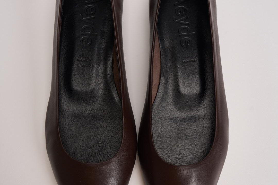 Ballerina donna a punta moro FL0113001003 MOKA AEYDE 