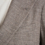 Giacca uomo doppiopetto in lana tortora 1SMC20K C90044T1250 TAGLIATORE 