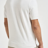 Polo uomo in maglia bianca 710980682 005 RALPH LAUREN 