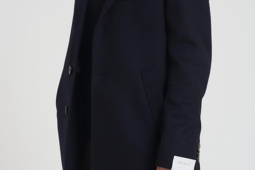 Cappotto uomo monopetto blu notte DUBLINO C721166 BRERAS 