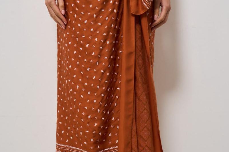 Gonna donna lunga Allegria arancione 105080 A2FLLZ3 PINKO 