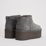 Stivale donna platform Ultra mini grigio 1135092 CHARCOLE UGG 