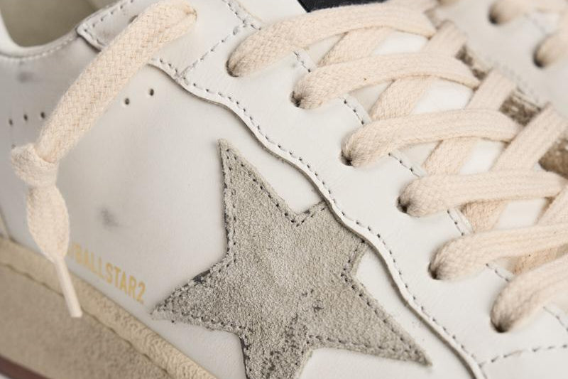 Sneakers uomo Ball Star 2 bianche GMF00804 F00697010220 GOLDEN GOOSE 