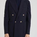 Abito uomo doppiopetto blu notte BOLGHERIPO 40011211 BRIGLIA 