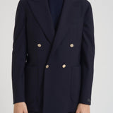 Abito uomo doppiopetto blu notte BOLGHERIPO 40011211 BRIGLIA 