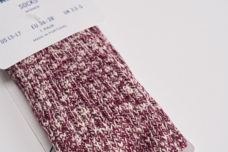 Calze uomo mélange bordeaux 1030807 BORDEAUX BIRKENSTOCK 