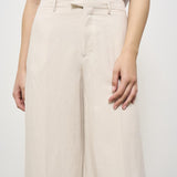 Pantalone donna beige palazzo NINA UB1754CHALK BERWICH 