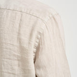 Camicia uomo Pamplona in lino beige chiaro LINEN 10H MC2 SAINT BARTH 