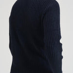 Cardigan uomo a coste blu W25139 60 RRD 