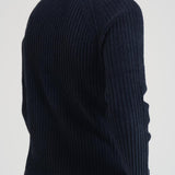 Cardigan uomo a coste blu W25139 60 RRD 