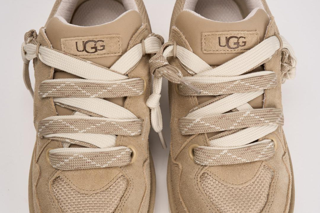 Scarpa donna Lowmel in suede beige 1169493 MUSTARD SEED UGG 