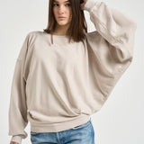 Felpa donna Sauria avorio SW0149FA D1M01E90BE MARANT ETOILE 