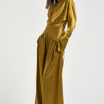 Pantalone donna Sandy a palazzo oro 326SS3808S GOLDEN DANAME 