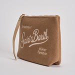 Pochette donna Aline beige ALINEFELT 19EMB MC2 SAINT BARTH 