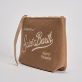 Pochette donna Aline beige ALINEFELT 19EMB MC2 SAINT BARTH 
