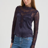 Top donna Diem in raso blu HT0694FA C3J05IBKMD ISABEL MARANT 