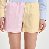 Shorts donna a righe multicolor MEA002 MIX MC2 SAINT BARTH 