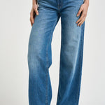 Jeans donna Rerun in denim blu 12488 1230HUF MOTHER 