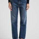 Jeans donna regular in denim scuro 452P515 07NAVYBLUE CYCLE 