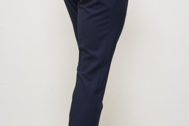 Pantalone uomo con pinces blu RETRO FA1755XROYAL BERWICH 