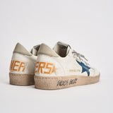 Sneakers uomo Ball Star bianco e blu GMF00117 F00757111660 GOLDEN GOOSE 