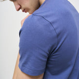 T-shirt uomo girocollo blu 710671438 404 RALPH LAUREN 
