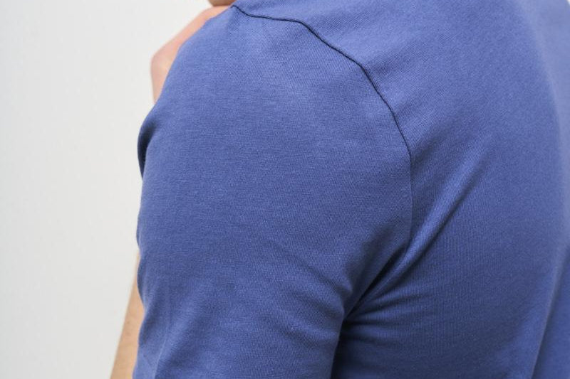 T-shirt uomo girocollo blu 710671438 404 RALPH LAUREN 