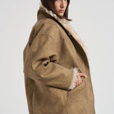 Giubbotto donna Clea beige MA0427FA C3A01E50TA MARANT ETOILE 