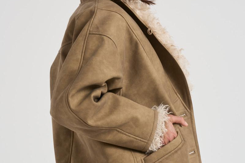 Giubbotto donna Clea beige MA0427FA C3A01E50TA MARANT ETOILE 