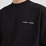 Felpa uomo girocollo nera M00018103 BLACK SAMSØE SAMSØE 