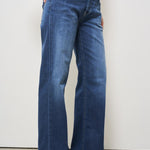 Jeans donna wide-leg denim blu DP427 DS0296800 DONDUP 