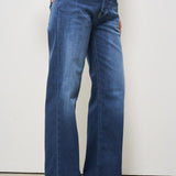 Jeans donna wide-leg denim blu DP427 DS0296800 DONDUP 