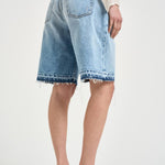 Bermuda donna Lulu in denim chiaro LULU 8819SKYBLUE ICON DENIM 