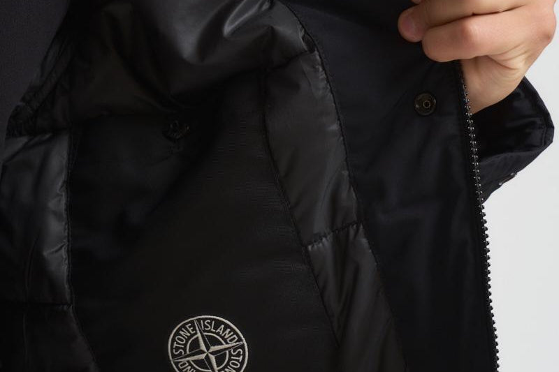 Piumino uomo Micro Twill nero 4100047 S0026V0029 STONE ISLAND 