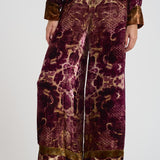 Pantalone ampio in ciniglia stampata 12599 516594 PIERRE-LOUIS MASCIA 
