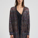 Cardigan over con scollo a V donna M0T BC005GS91P6 MISSONI 