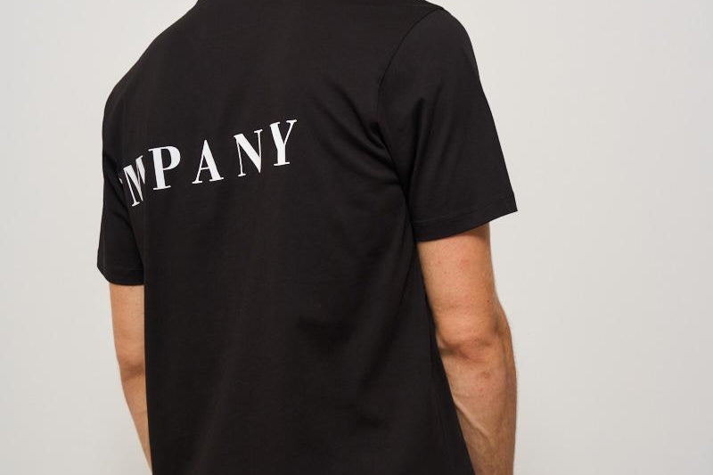 T-shirt uomo girocollo nera TS139A 999 CP COMPANY 