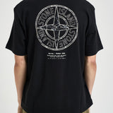 T-shirt uomo girocollo nera 2100001 S0285V0029 STONE ISLAND 